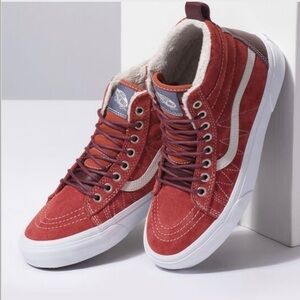 VANS Sk8-Hi Mte Suede Sneaker Boots Size 5‎ Women